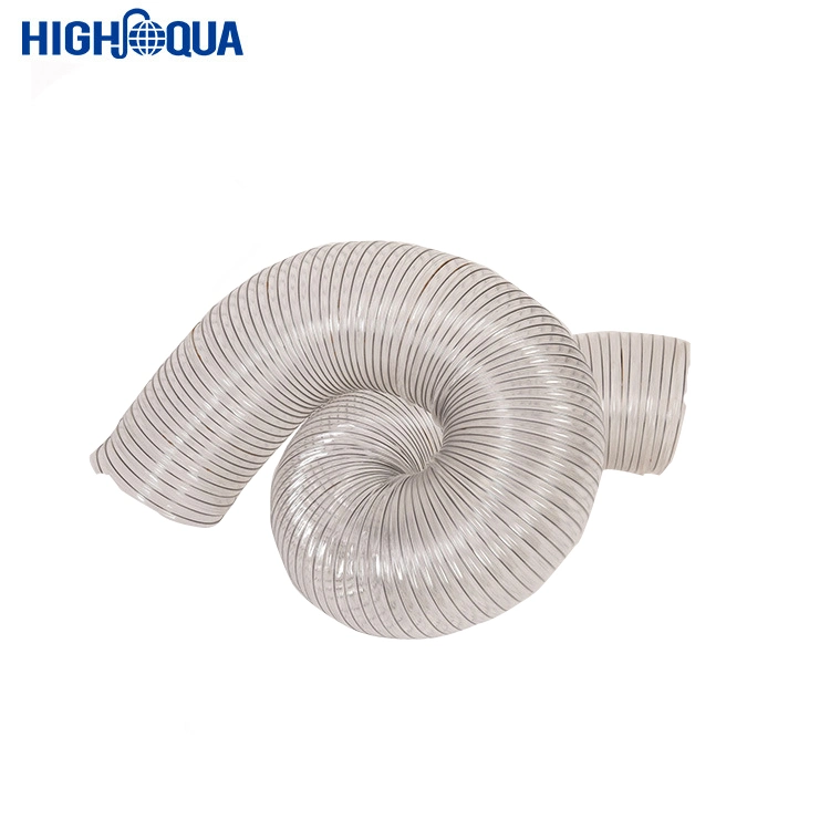 Soft Plastic Exhaust PVC Spiral Duct Hose with Heated Wire