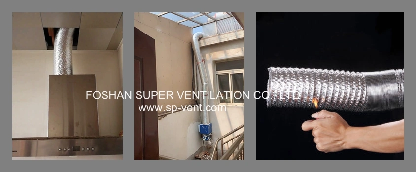 Double Layers Aluminum Flexible Ventilation Air Exhaust Duct