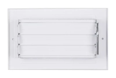 Adjustable Blade White Ceiling/Sidewall Air Register Vent Cover Diffuser Stamped Steel