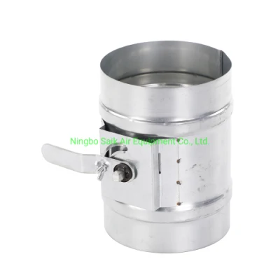 Ventilation Spiral Air Duct Regulating Damper Fitting