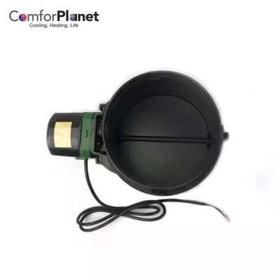 Factory Price OEM HVAC Parts 220V Pipe Fitting Plastic Air Volume Control Motor Round Air Duct Volume Control Damper for Ventilation