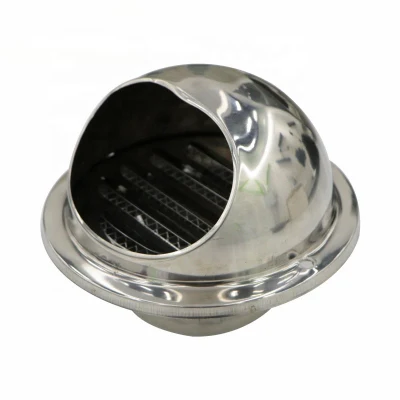Stainless Steel Wall Round Air Vent Diffuser Waterproof Air Vent Cover Diffuser