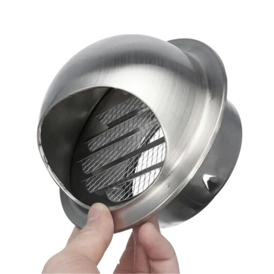 100 120 150 200 250 300 mm Stainless Steel Wall Ceiling Air Vent Ducting Ventilation Exhaust Grille Cover