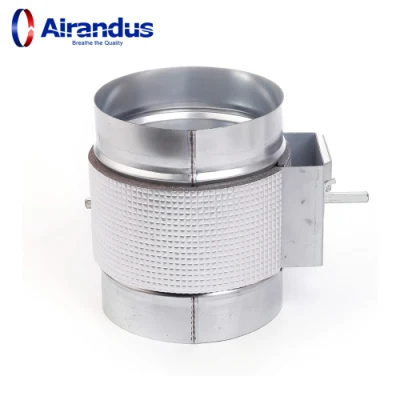 Wholesale Factory Ventilation Round Air Flow Volume Regulating Damper Rdf Controller Damper for Air Conditioning Duct