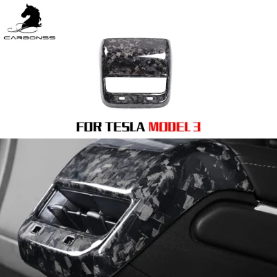 Forged Carbon Air Backseat Vent Cover for Tesla Model 3/Y